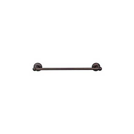 Top Knobs [ED6ORBD] Die Cast Zinc Single Towel Bar - Edwardian Plain Series - Oil Rubbed Bronze Finish - 18&quot; C/C - 20 1/2&quot; L