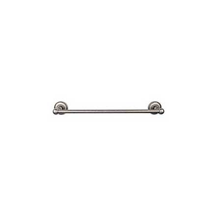 Top Knobs [ED8APD] Die Cast Zinc Single Towel Bar - Edwardian Plain Series - Antique Pewter Finish - 24" C/C - 26 1/2" L
