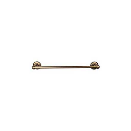Top Knobs [ED8GBZD] Die Cast Zinc Single Towel Bar - Edwardian Plain Series - German Bronze Finish - 24" C/C - 26 1/2" L