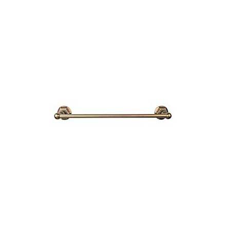 Top Knobs [ED10GBZB] Die Cast Zinc Single Towel Bar - Edwardian Hex Series - German Bronze Finish - 30&quot; C/C - 32 1/2&quot; L