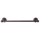 Top Knobs [ED6ORBB] Die Cast Zinc Single Towel Bar - Edwardian Hex Series - Oil Rubbed Bronze Finish - 18&quot; C/C - 20 1/2&quot; L