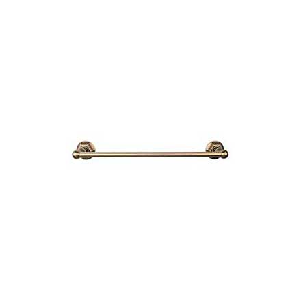 Top Knobs [ED8GBZB] Die Cast Zinc Single Towel Bar - Edwardian Hex Series - German Bronze Finish - 24" C/C - 26 1/2" L