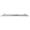 Top Knobs [HOP11PC] Die Cast Zinc Double Towel Bar - Hopewell Series - Polished Chrome Finish - 30" C/C - 31 1/2" L