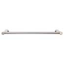 Top Knobs [HOP6BSN] Die Cast Zinc Single Towel Bar - Hopewell Series - Brushed Satin Nickel Finish - 18&quot; C/C - 19 1/2&quot; L