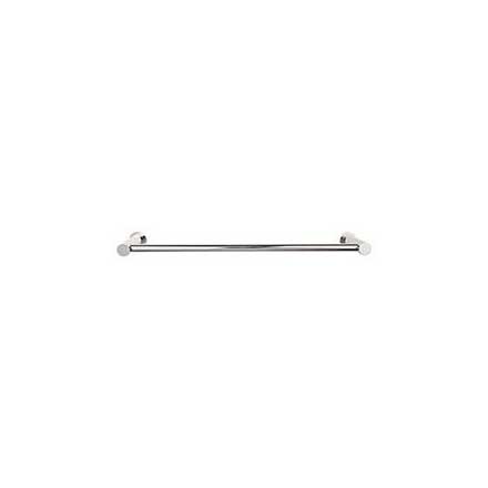 Top Knobs [HOP6PN] Die Cast Zinc Single Towel Bar - Hopewell Series - Polished Nickel Finish - 18&quot; C/C - 19 1/2&quot; L