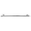 Top Knobs [HOP6PN] Die Cast Zinc Single Towel Bar - Hopewell Series - Polished Nickel Finish - 18" C/C - 19 1/2" L