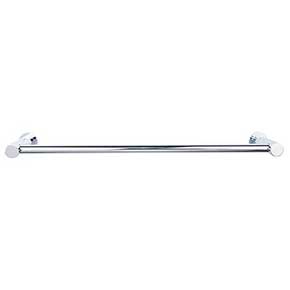 Top Knobs [HOP8PC] Die Cast Zinc Single Towel Bar - Hopewell Series - Polished Chrome Finish - 24" C/C - 25 1/2" L