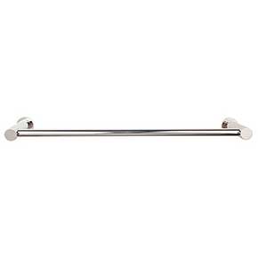 Top Knobs [HOP8PN] Die Cast Zinc Single Towel Bar - Hopewell Series - Polished Nickel Finish - 24" C/C - 25 1/2" L