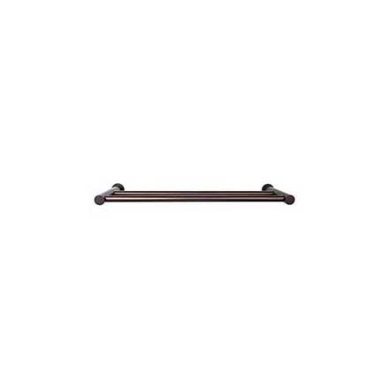 Top Knobs [HOP9ORB] Die Cast Zinc Double Towel Bar - Hopewell Series - Oil Rubbed Bronze Finish - 24&quot; C/C - 25 1/2&quot; L