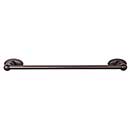 Top Knobs [ED10ORBC] Die Cast Zinc Single Towel Bar - Edwardian Oval Series - Oil Rubbed Bronze Finish - 30" C/C - 32 1/2" L