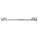 Top Knobs [ED10PCC] Die Cast Zinc Single Towel Bar - Edwardian Oval Series - Polished Chrome Finish - 30" C/C - 32 1/2" L