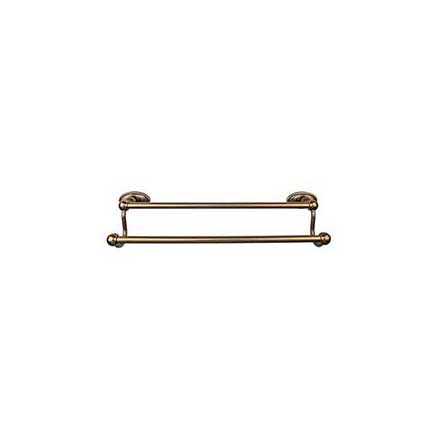 Top Knobs [ED11GBZC] Die Cast Zinc Double Towel Bar - Edwardian Oval Series - German Bronze Finish - 30&quot; C/C - 32 1/2&quot; L