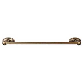 Top Knobs [ED8GBZC] Die Cast Zinc Single Towel Bar - Edwardian Oval Series - German Bronze Finish - 24" C/C - 26 1/2" L