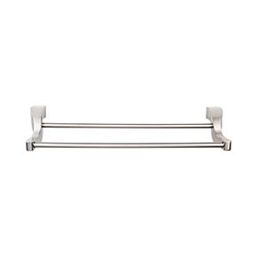 Top Knobs [AQ11BSN] Die Cast Zinc Double Towel Bar - Aqua Series - Brushed Satin Nickel Finish - 30" C/C - 31 1/4" L 