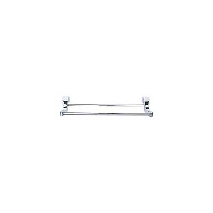 Top Knobs [AQ11PC] Die Cast Zinc Double Towel Bar - Aqua Series - Polished Chrome Finish - 30" C/C - 31 1/4" L