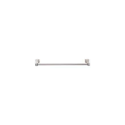 Top Knobs [AQ6BSN] Die Cast Zinc Single Towel Bar - Aqua Series - Brushed Satin Nickel Finish - 18&quot; C/C - 19 1/4&quot; L