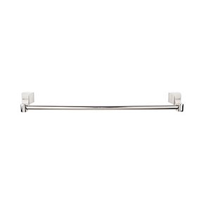 Top Knobs [AQ6PN] Die Cast Zinc Single Towel Bar - Aqua Series - Polished Nickel Finish - 18" C/C - 19 1/4" L