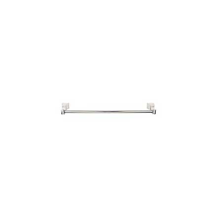 Top Knobs [AQ6PN] Die Cast Zinc Single Towel Bar - Aqua Series - Polished Nickel Finish - 18&quot; C/C - 19 1/4&quot; L