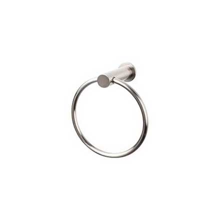 Top Knobs [HOP5BSN] Die Cast Zinc Single Towel Ring - Hopewell Series - Brushed Satin Nickel Finish