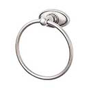 Top Knobs [ED5APC] Die Cast Zinc Single Towel Ring - Edwardian Oval Series - Antique Pewter Finish