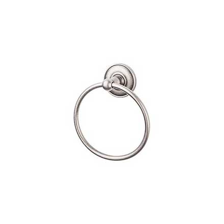 Top Knobs [ED5APD] Die Cast Zinc Single Towel Ring - Edwardian Plain Series - Antique Pewter Finish