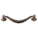 Top Knobs [M933] Die Cast Zinc Cabinet Drop Pull - Ribbon &amp; Reed Series - Oversized - German Bronze Finish - 5 1/16&quot; C/C - 6 1/16&quot; L
