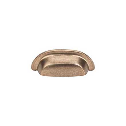 Top Knobs [M1411] Solid Bronze Cabinet Cup Pull - Dakota Cup Series - Light Bronze Finish - 3&quot; C/C - 4 3/8&quot; L