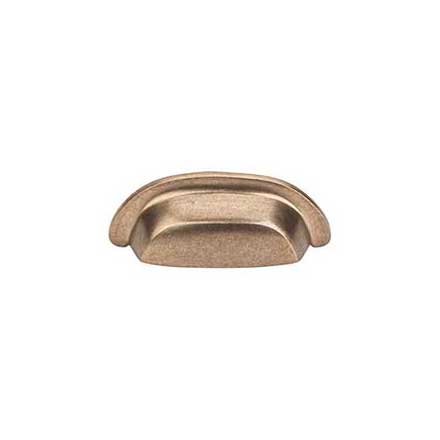 Top Knobs [M1411] Solid Bronze Cabinet Cup Pull - Dakota Cup Series - Light Bronze Finish - 3&quot; C/C - 4 3/8&quot; L