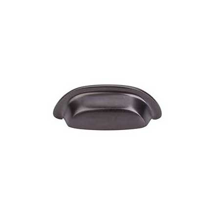 Top Knobs [M1412] Solid Bronze Cabinet Cup Pull - Dakota Cup Series - Medium Bronze Finish - 3&quot; C/C - 4 3/8&quot; L