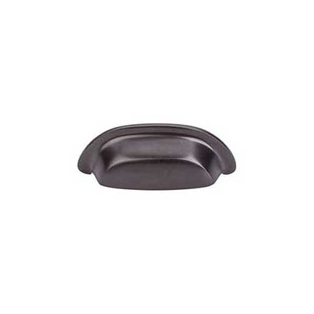 Top Knobs [M1412] Solid Bronze Cabinet Cup Pull - Dakota Cup Series - Medium Bronze Finish - 3&quot; C/C - 4 3/8&quot; L