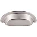 Top Knobs [M2002] Solid Bronze Cabinet Cup Pull - Dakota Cup Series - Brushed Satin Nickel Finish - 3&quot; C/C - 4 3/8&quot; L