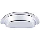 Top Knobs [M2003] Solid Bronze Cabinet Cup Pull - Dakota Cup Series - Polished Chrome Finish - 3" C/C - 4 3/8" L