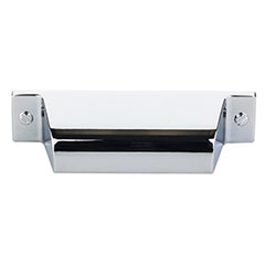 Top Knobs [TK772PC] Die Cast Zinc Cabinet Cup Pull - Channing Series - Polished Chrome Finish - 2 3/4&quot; C/C - 4 1/4&quot; L