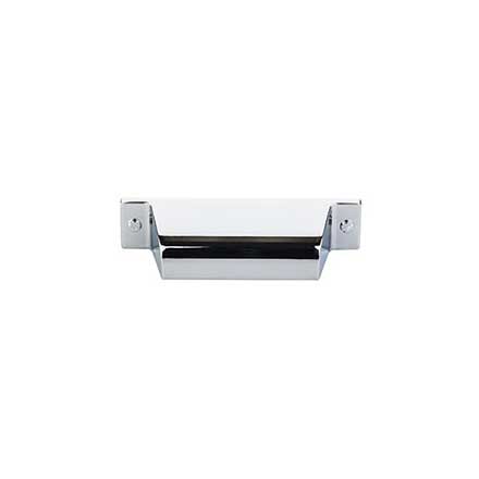 Top Knobs [TK772PC] Die Cast Zinc Cabinet Cup Pull - Channing Series - Polished Chrome Finish - 2 3/4" C/C - 4 1/4" L