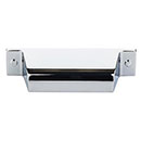 Top Knobs [TK772PC] Die Cast Zinc Cabinet Cup Pull - Channing Series - Polished Chrome Finish - 2 3/4" C/C - 4 1/4" L