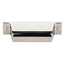 Top Knobs [TK772PN] Die Cast Zinc Cabinet Cup Pull - Channing Series - Polished Nickel Finish - 2 3/4&quot; C/C - 4 1/4&quot; L