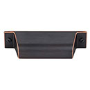 Top Knobs [TK772UM] Die Cast Zinc Cabinet Cup Pull - Channing Series - Umbrio Finish - 2 3/4&quot; C/C - 4 1/4&quot; L