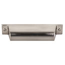 Top Knobs [TK773BSN] Die Cast Zinc Cabinet Cup Pull - Channing Series - Brushed Satin Nickel Finish - 3 3/4&quot; C/C - 5 1/4&quot; L