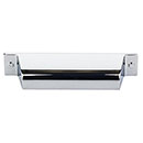 Top Knobs [TK773PC] Die Cast Zinc Cabinet Cup Pull - Channing Series - Polished Chrome Finish - 3 3/4&quot; C/C - 5 1/4&quot; L