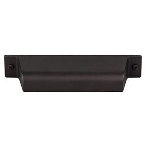 Top Knobs [TK773SAB] Die Cast Zinc Cabinet Cup Pull - Channing Series - Sable Finish - 3 3/4" C/C - 5 1/4" L