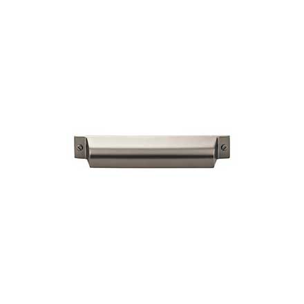 Top Knobs [TK774AG] Die Cast Zinc Cabinet Cup Pull - Channing Series - Ash Gray Finish - 5" C/C - 6 1/2" L