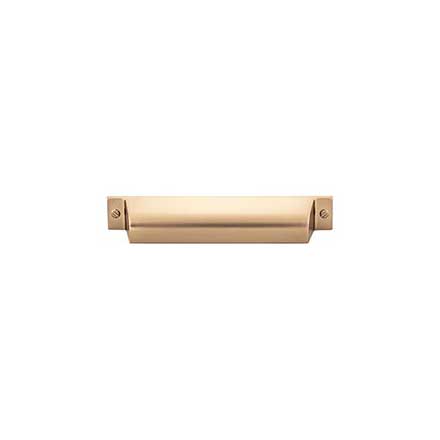 Top Knobs [TK774HB] Die Cast Zinc Cabinet Cup Pull - Channing Series - Honey Bronze Finish - 5" C/C - 6 1/2" L