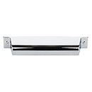 Top Knobs [TK774PC] Die Cast Zinc Cabinet Cup Pull - Channing Series - Polished Chrome Finish - 5&quot; C/C - 6 1/2&quot; L