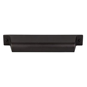Top Knobs [TK774SAB] Die Cast Zinc Cabinet Cup Pull - Channing Series - Sable Finish - 5" C/C - 6 1/2" L