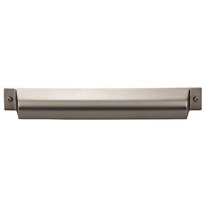 Top Knobs [TK775AG] Die Cast Zinc Cabinet Cup Pull - Channing Series - Ash Gray Finish - 7" C/C - 8 1/2" L