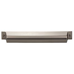 Top Knobs [TK775AG] Die Cast Zinc Cabinet Cup Pull - Channing Series - Ash Gray Finish - 7&quot; C/C - 8 1/2&quot; L