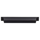 Top Knobs [TK775BLK] Die Cast Zinc Cabinet Cup Pull - Channing Series - Flat Black Finish - 7&quot; C/C - 8 1/2&quot; L