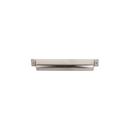 Top Knobs [TK775BSN] Die Cast Zinc Cabinet Cup Pull - Channing Series - Brushed Satin Nickel Finish - 7&quot; C/C - 8 1/2&quot; L