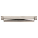 Top Knobs [TK775BSN] Die Cast Zinc Cabinet Cup Pull - Channing Series - Brushed Satin Nickel Finish - 7&quot; C/C - 8 1/2&quot; L