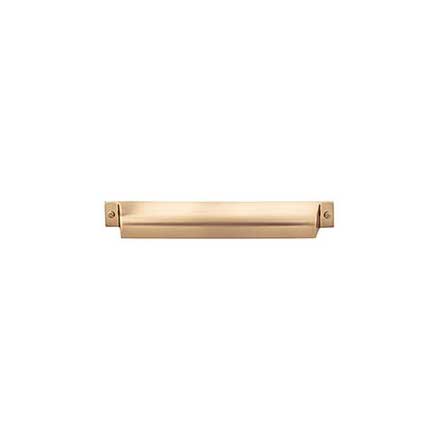 Top Knobs [TK775HB] Die Cast Zinc Cabinet Cup Pull - Channing Series - Honey Bronze Finish - 7&quot; C/C - 8 1/2&quot; L